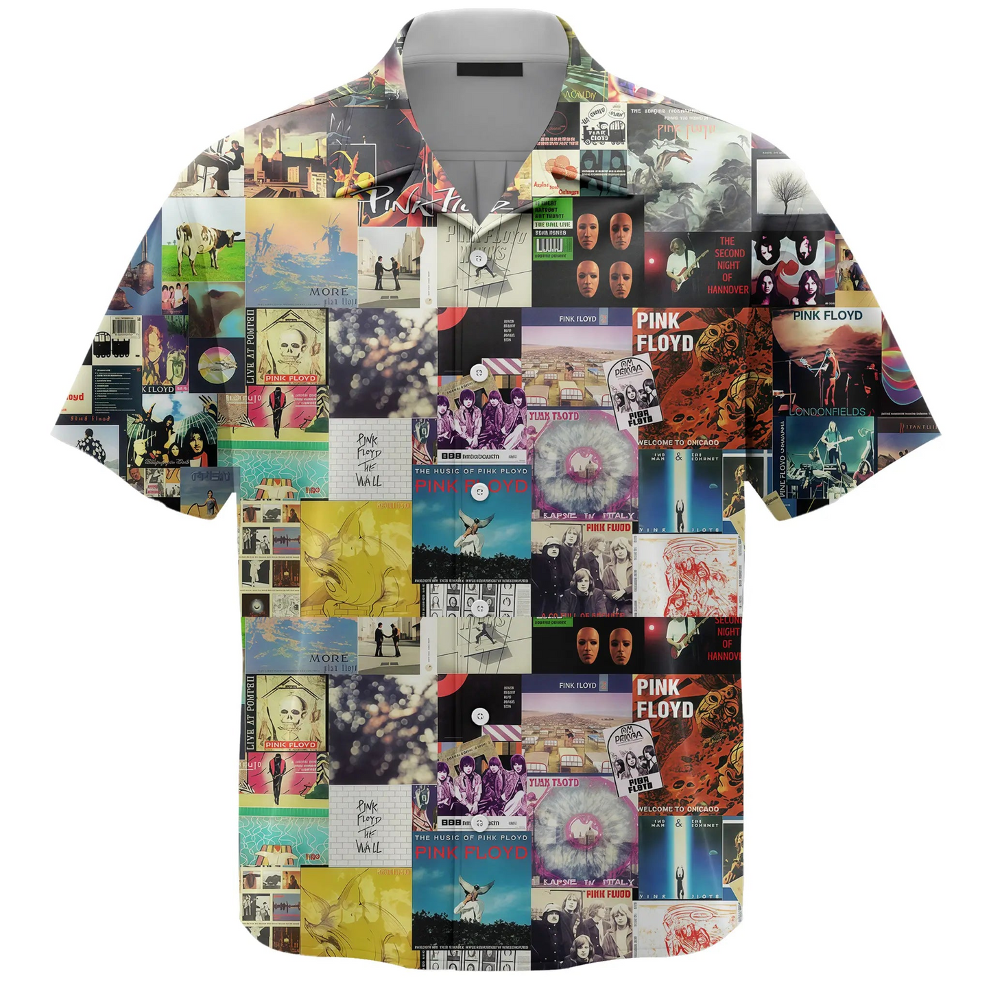 Pink Floyd Collage Universal Hawaiian Shirt
