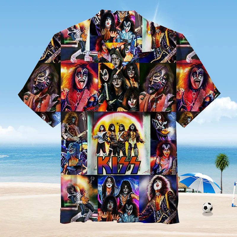 Kiss Band Unisex Hawaiian Shirt