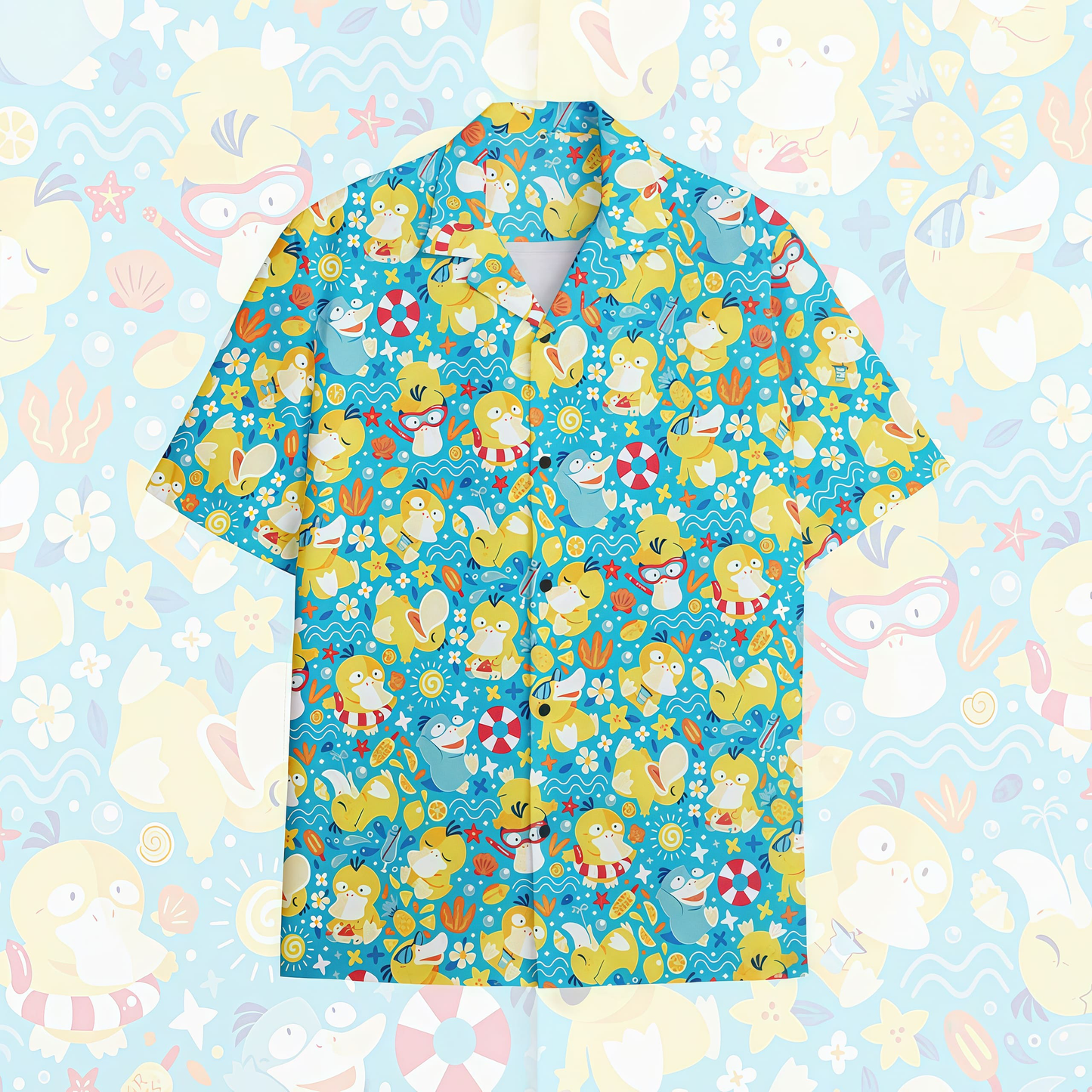 Psyduck Unisex Hawaiian Shirt