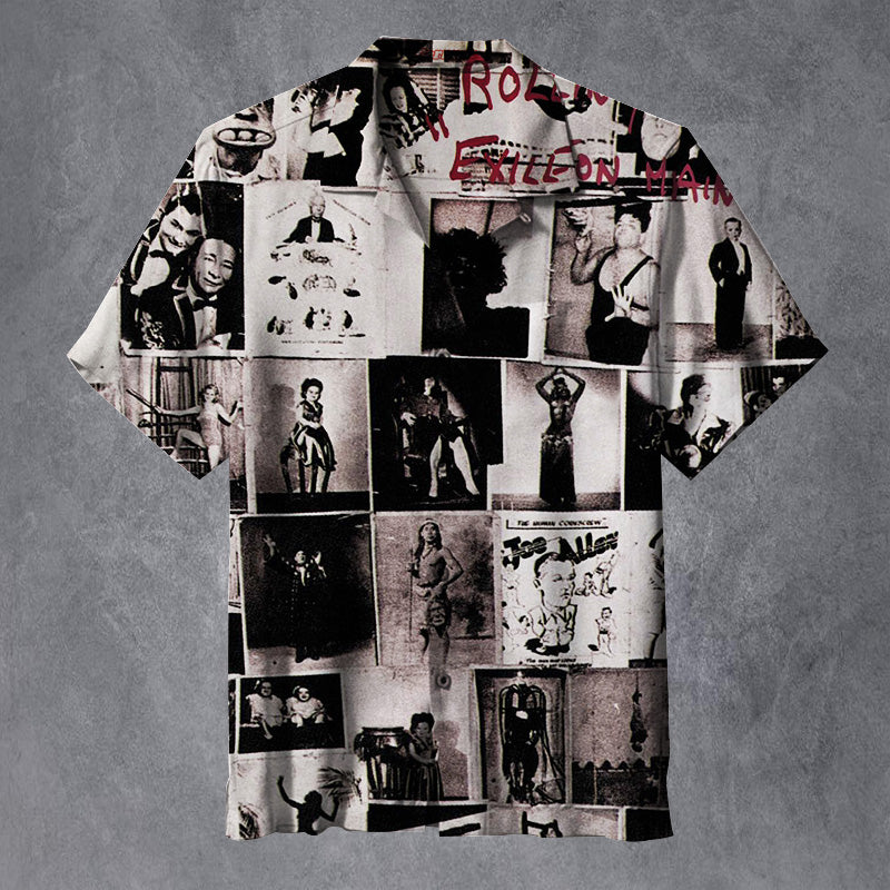The Rolling Stones - Exile On Main Street Unisex Hawaiian Shirt