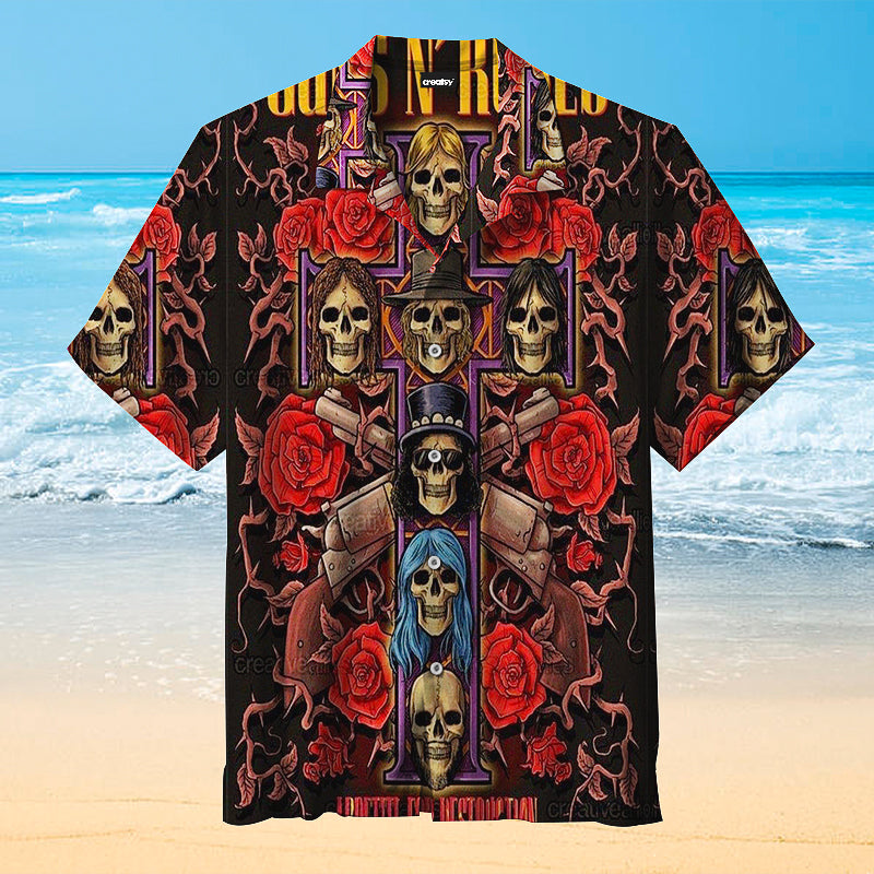 Guns N' Roses Universal Hawaiian Shirt