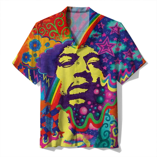 Jimi Hendrix Unisex Hawaiian Shirt