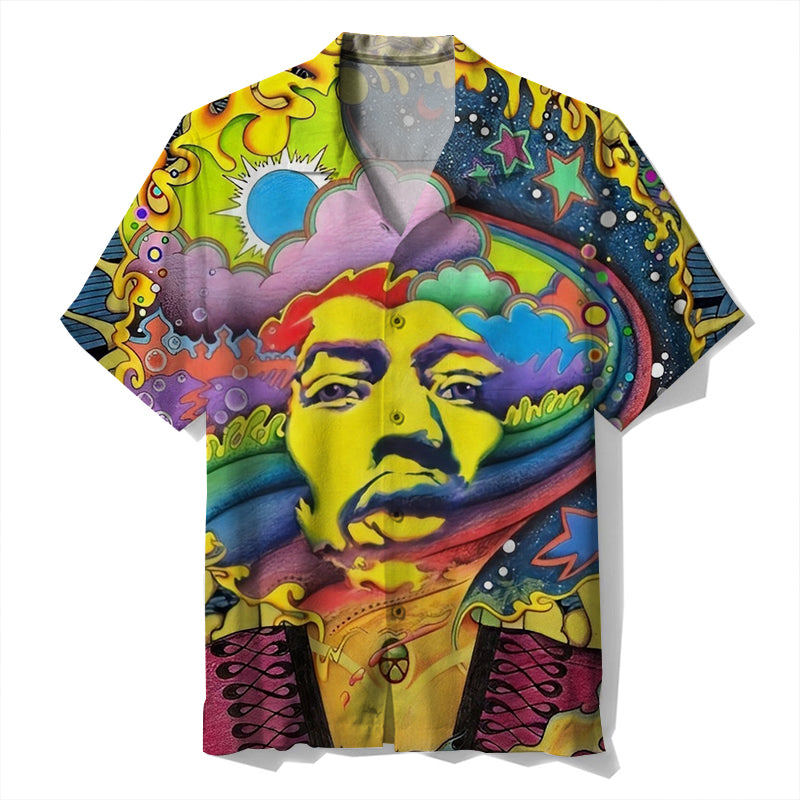 Jimi Hendrix Unisex Hawaiian Shirt