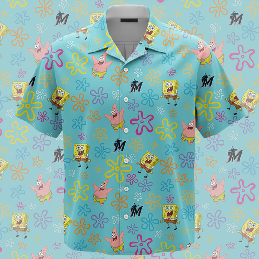 SpongeBob And Friends Hawaiian Shirt & Shorts