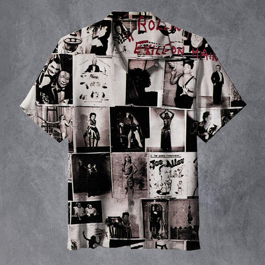 The Rolling Stones - Exile On Main Street Unisex Hawaiian Shirt